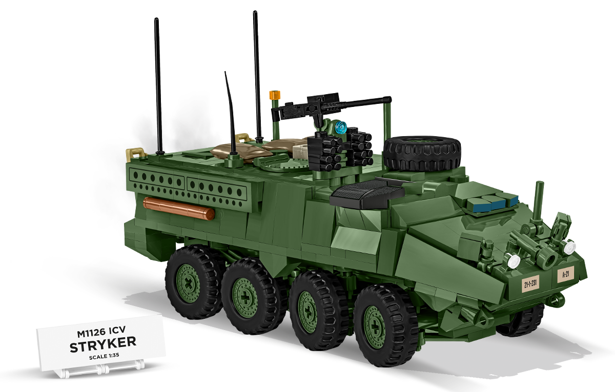 COBI Stryker M1126 ICV Armored Personnel Carrier: Set #2635