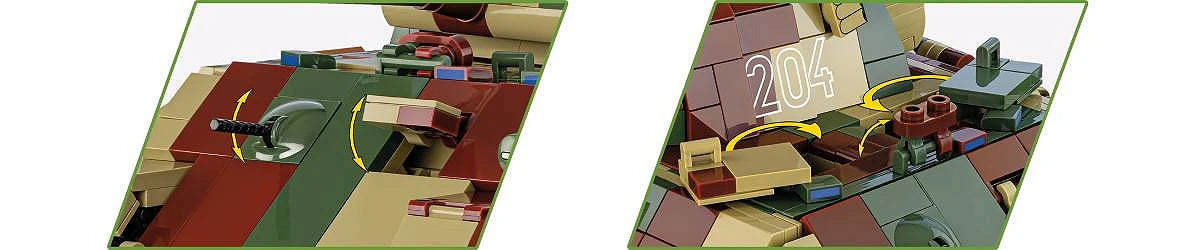 COBI Pz.Kpfw. V Panther Ausf. A Tank: Set #2654A