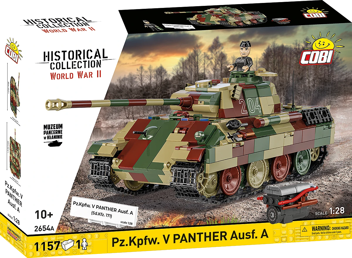 COBI Pz.Kpfw. V Panther Ausf. A Tank: Set #2654A