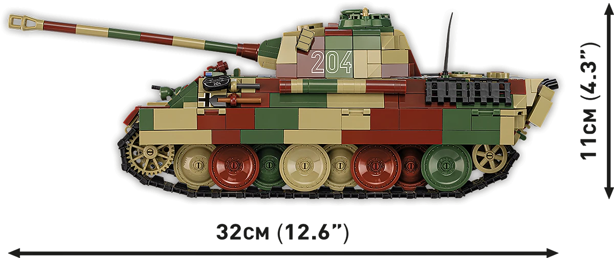 COBI Pz.Kpfw. V Panther Ausf. A Tank: Set #2654A