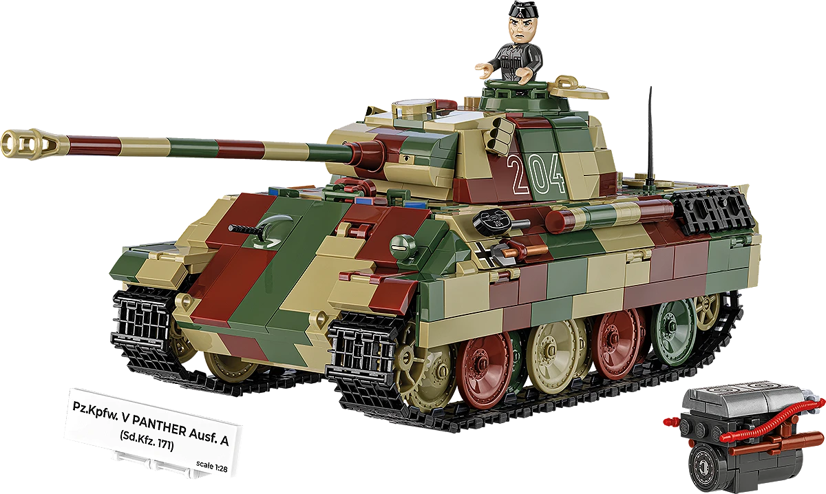 COBI Pz.Kpfw. V Panther Ausf. A Tank: Set #2654A