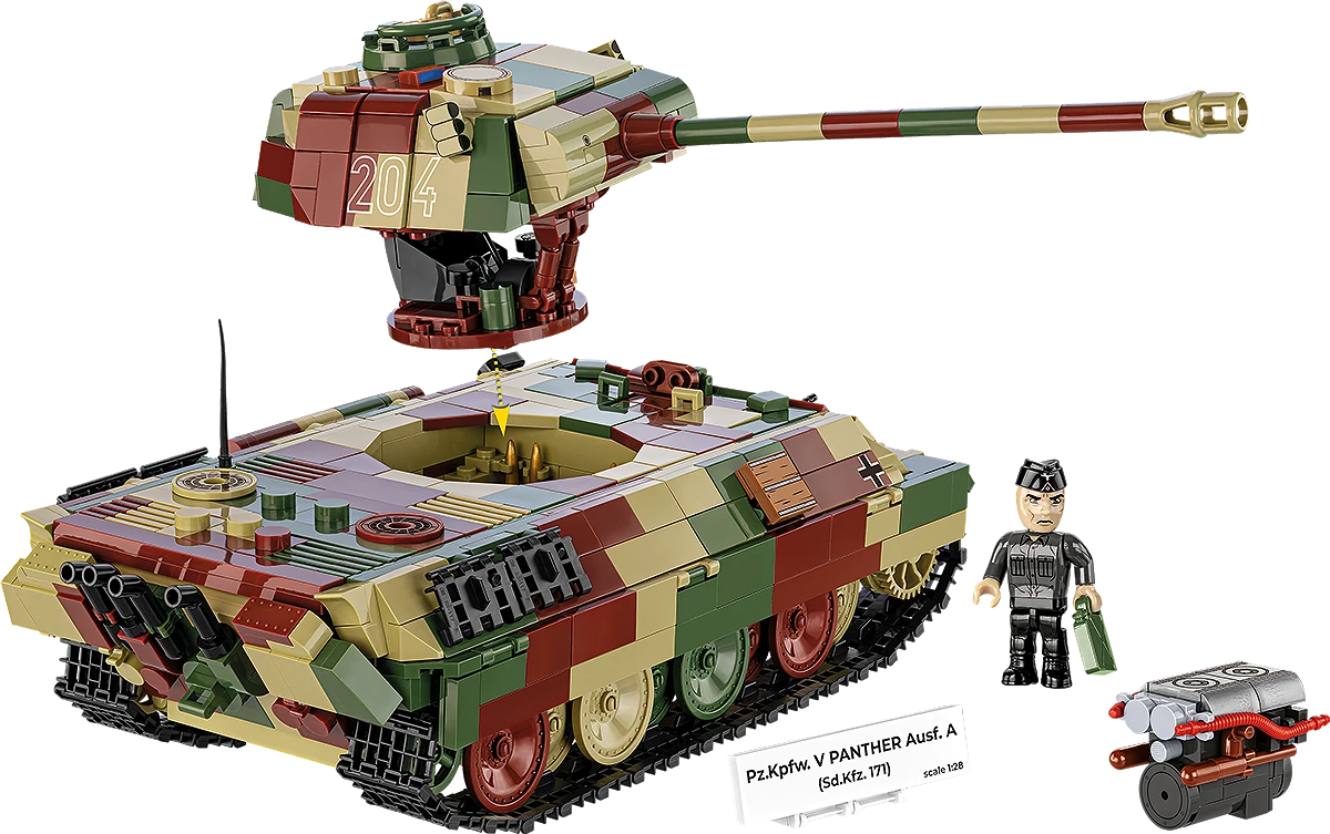 COBI Pz.Kpfw. V Panther Ausf. A Tank: Set #2654A
