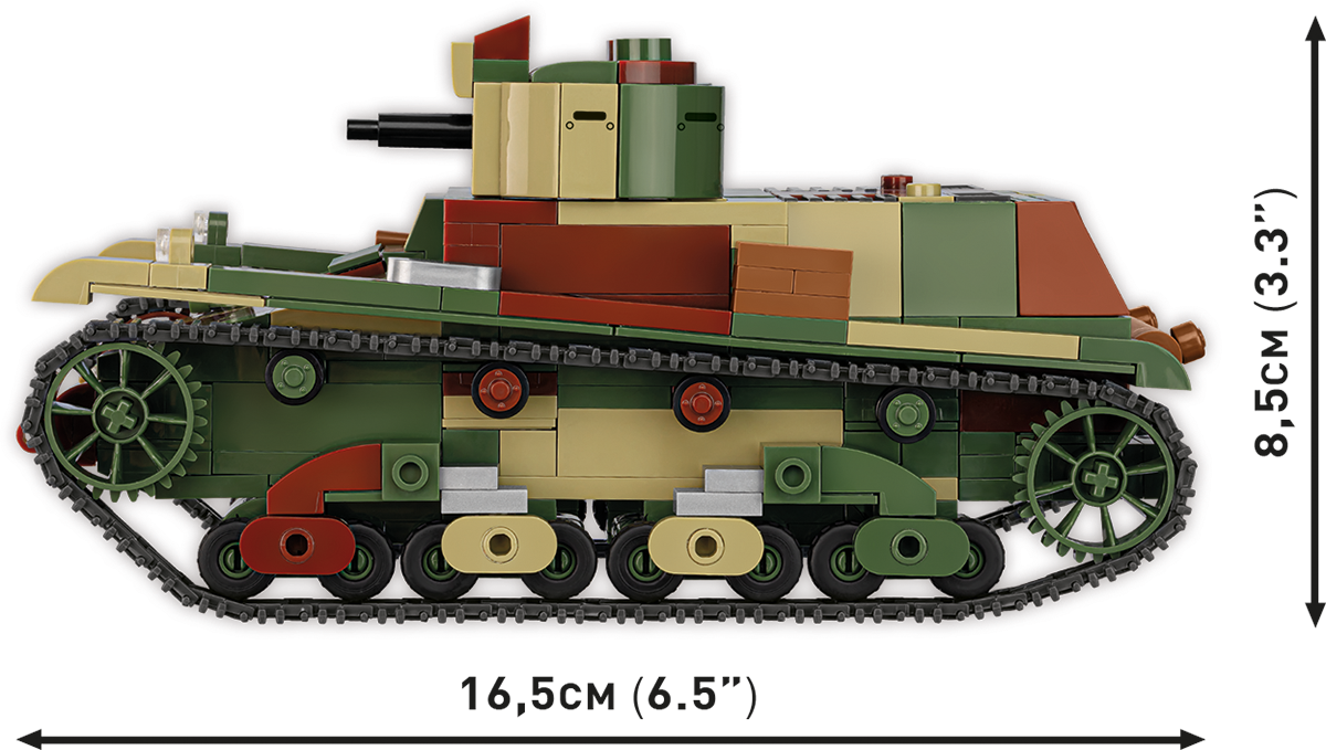 COBI LIMITED EDITION Panzer I vs 7TP DW Tanks : Set #2659