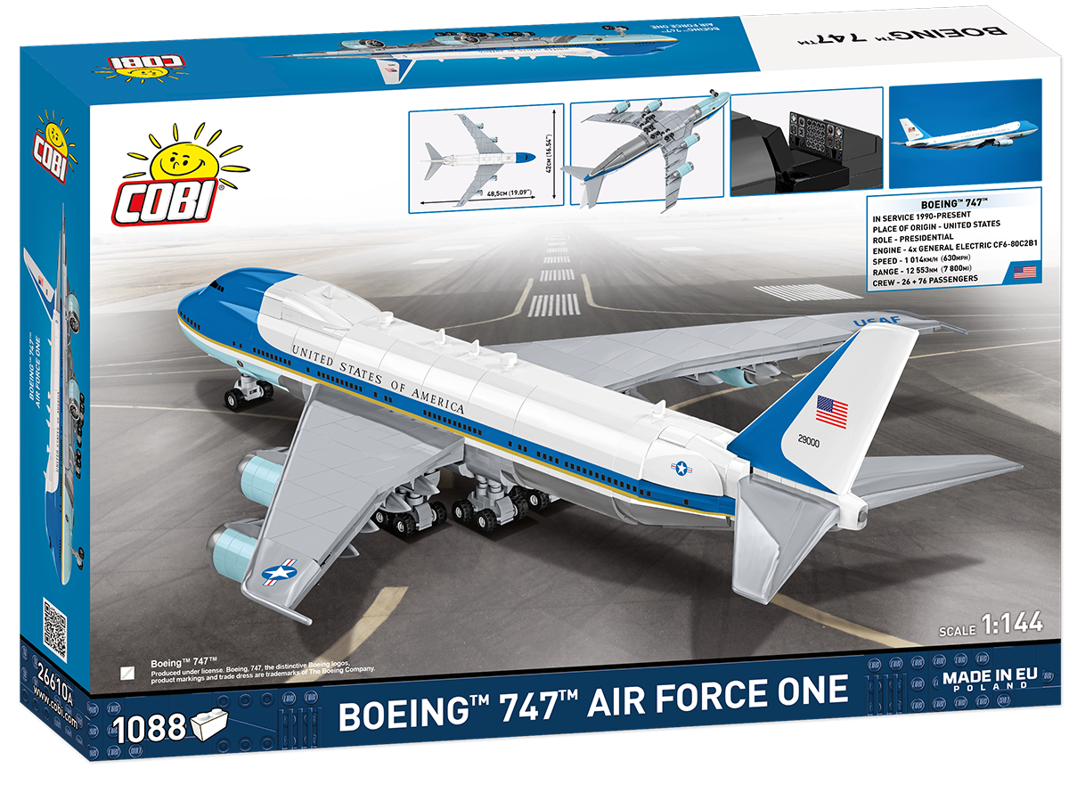 COBI Boeing 747 Air Force One: Set #26610A