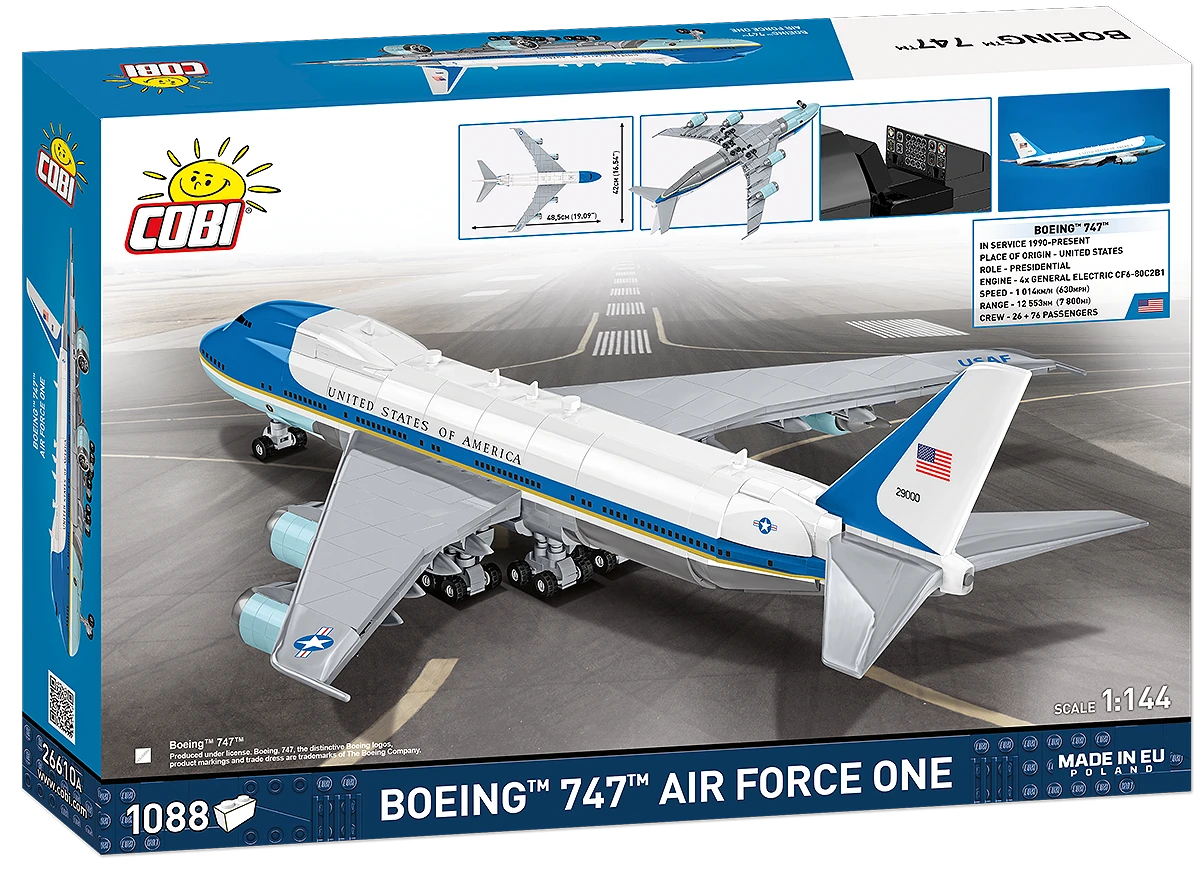 COBI Boeing 747 Air Force One: Set #26610A