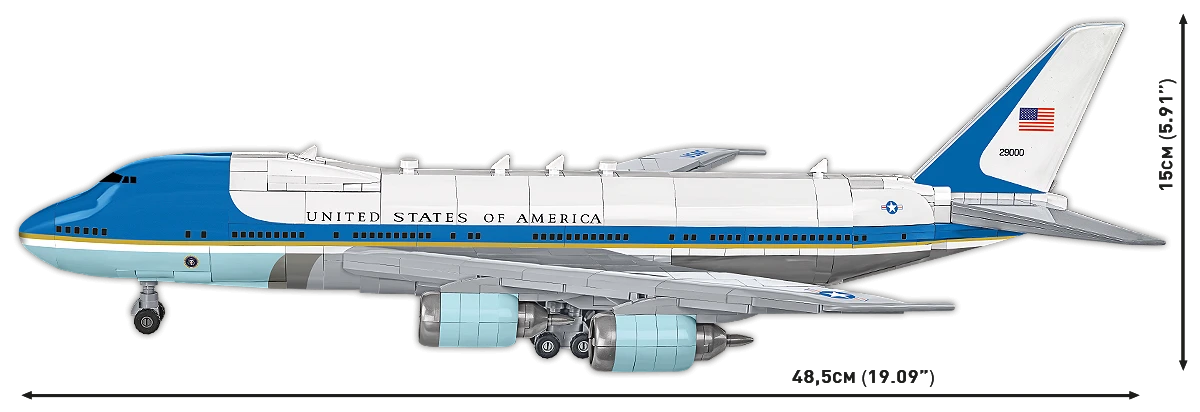 COBI Boeing 747 Air Force One: Set #26610A
