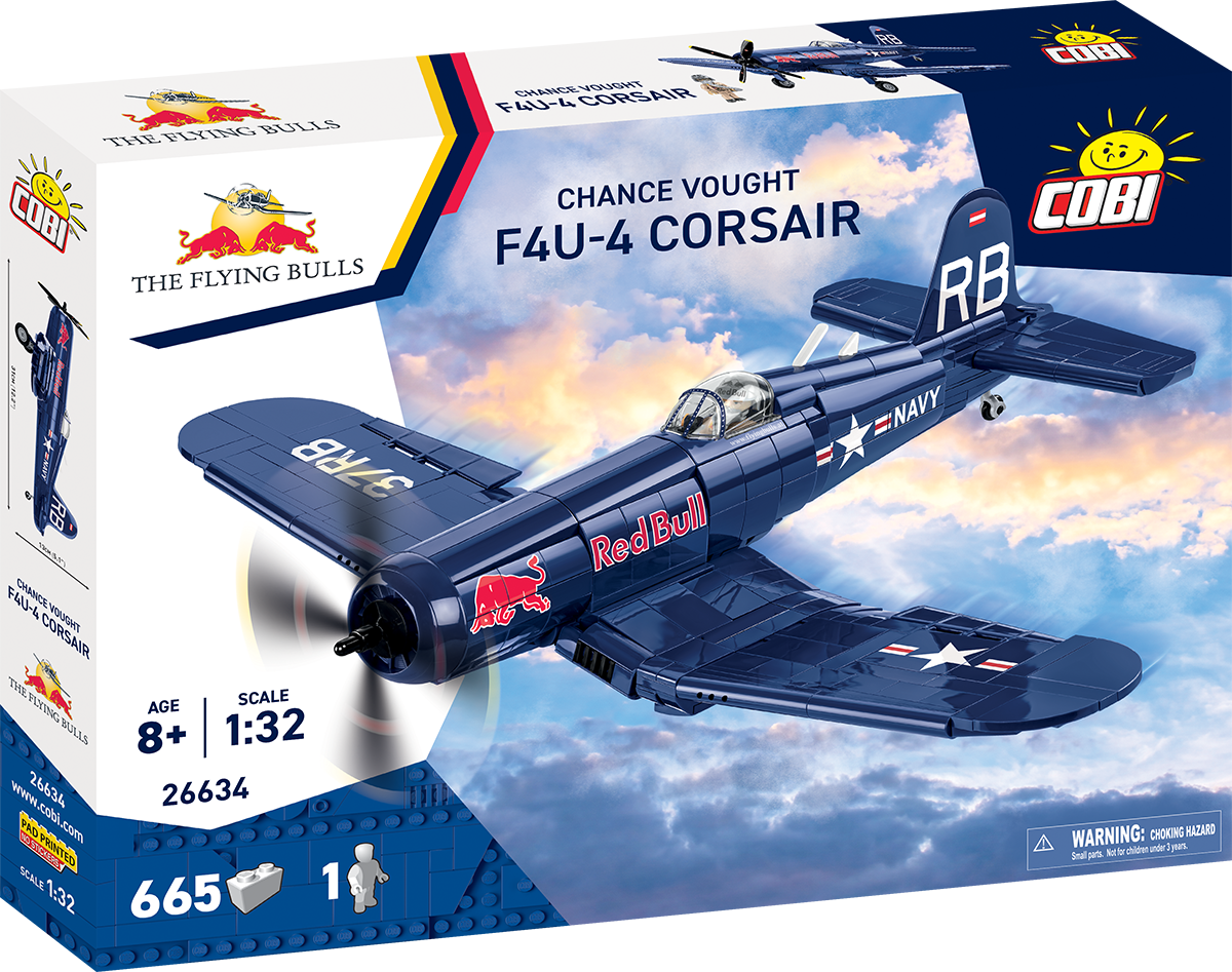COBI FLYING BULLS Chance Yought F4U-4 Corsair Plane: Set #26634