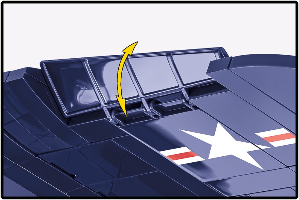 COBI FLYING BULLS Chance Yought F4U-4 Corsair Plane: Set #26634