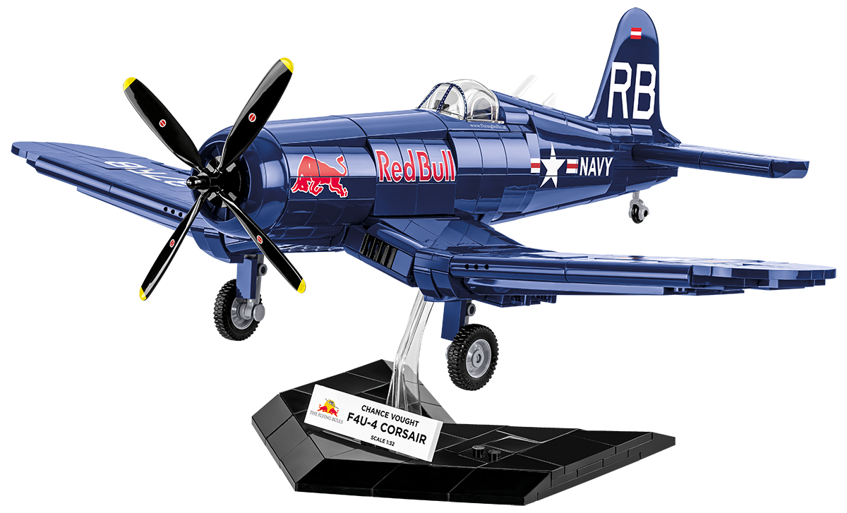 COBI FLYING BULLS Chance Yought F4U-4 Corsair Plane: Set #26634