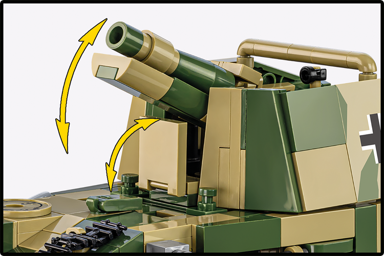 COBI Sd.Kfz. 138/1 Rejilla Ausf. Artillería autopropulsada M: Conjunto n.º 2665