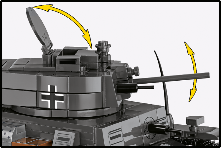 COBI Panzer 38(t) / (ČKD) LT vz. 38 Tanque: Conjunto #2666 