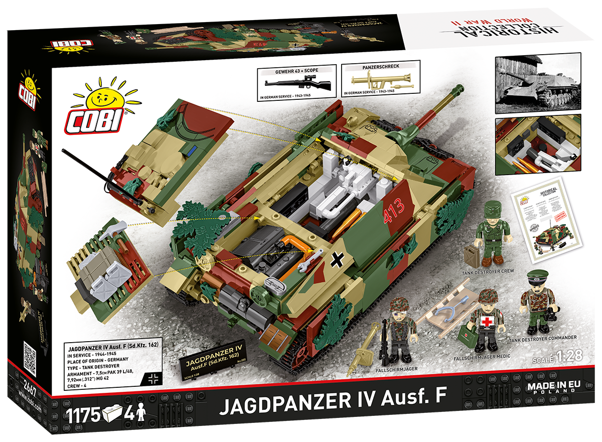 COBI LIMITED EDITION Jagdpanzer IV Ausf. F Tank Destroyer : Set #2667