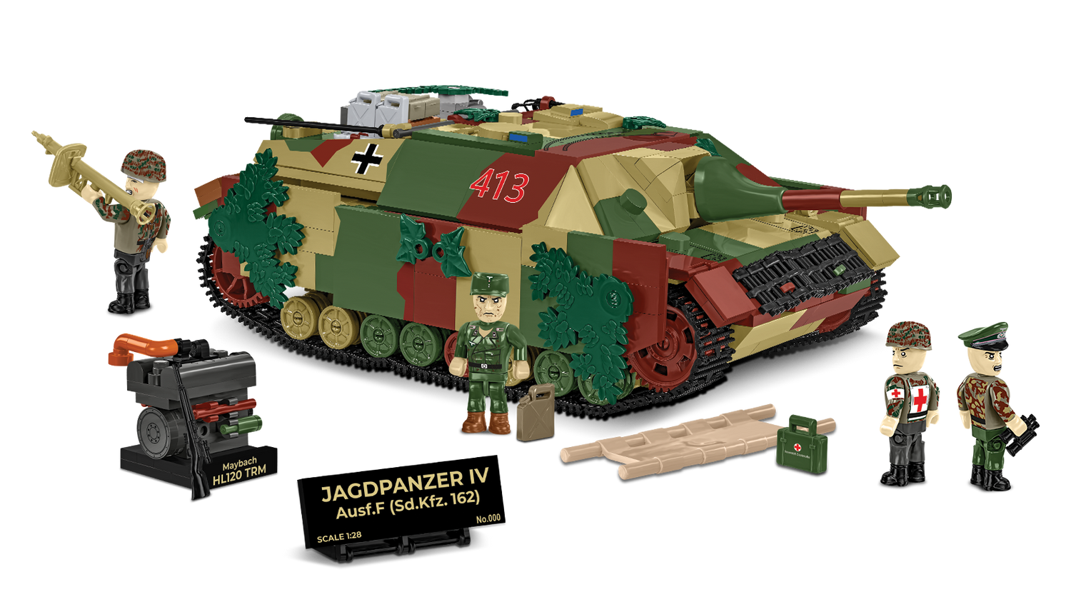 COBI LIMITED EDITION Jagdpanzer IV Ausf. F Tank Destroyer : Set #2667