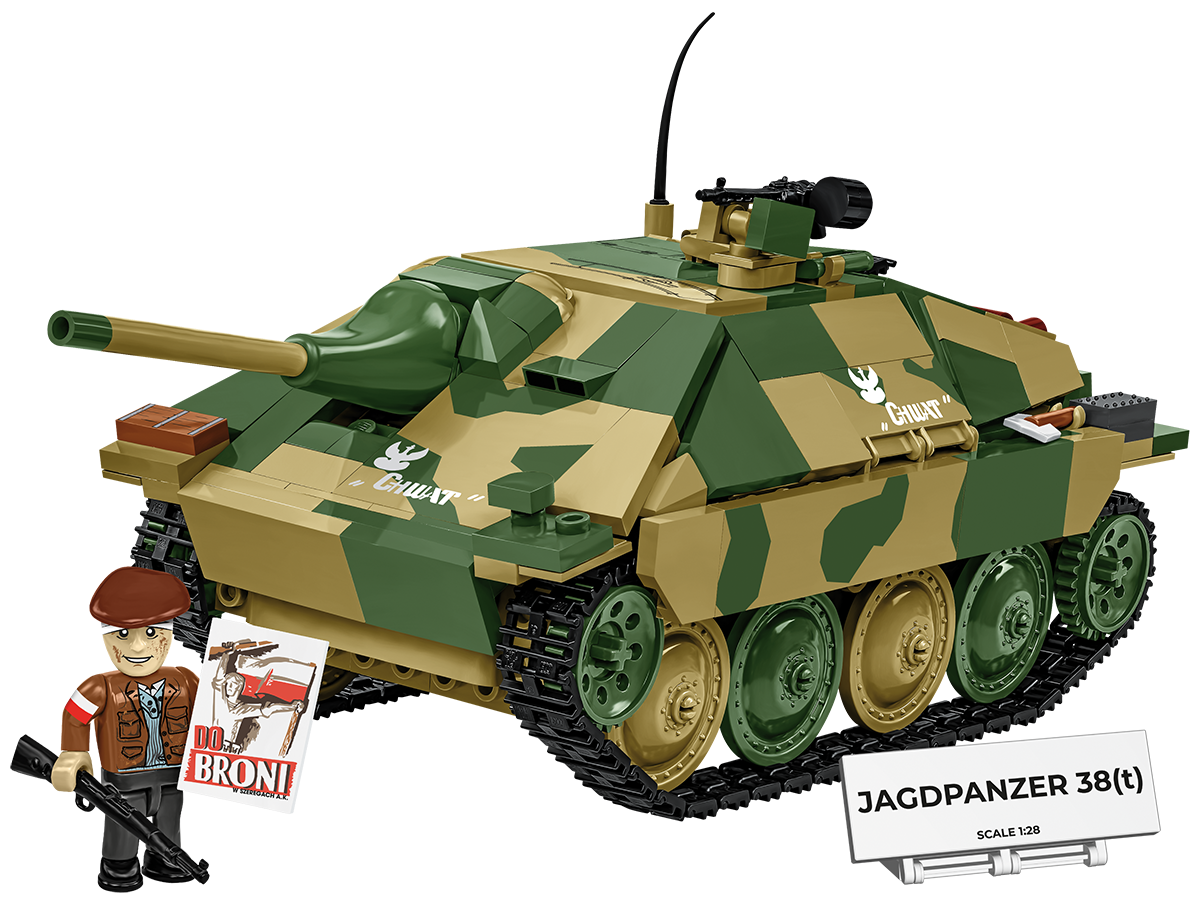 Chasseur de chars JagdPanzer 38(t) « Chwat » (Brave) COBI : SET #2670