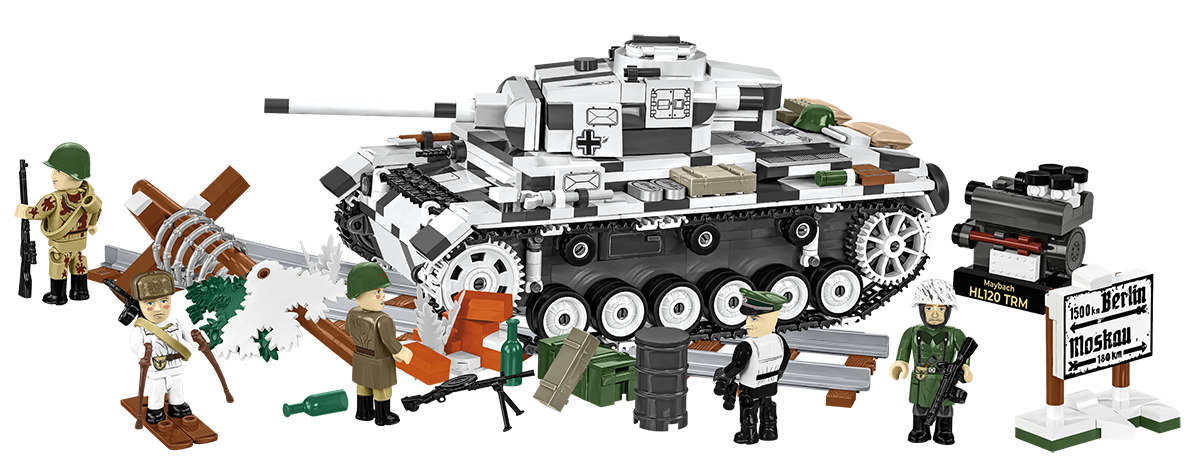 COBI LIMITED EDITION Panzerkampfwagen III Ausf. J Tank : Set #2671