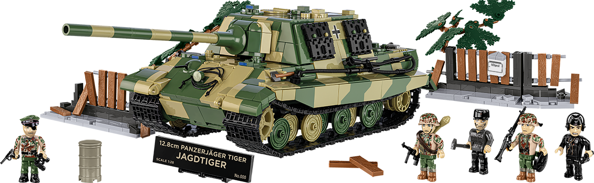 COBI LIMITED EDITION 12.8cm Panzerjäger Tiger Ausf. B Jagdtiger Heavy Tank Destroyer : Set #2673