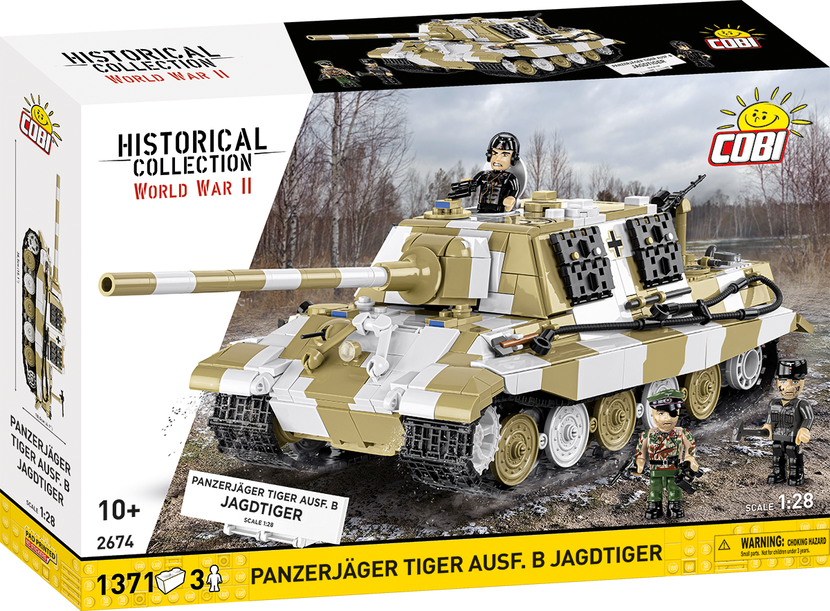 COBI Panzerjäger Tiger Ausf. B Jagdtiger Heavy Tank Destroyer : Set #2674