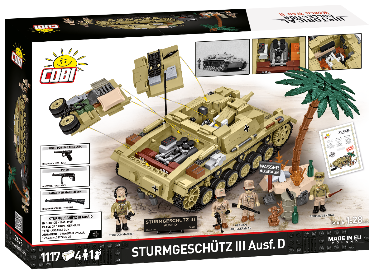 COBI LIMITED EDITION Sturmgeschütz III Ausf. D Assault Gun : Set #2675