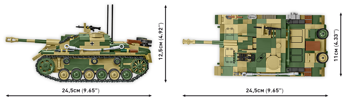 COBI StuG III Ausf. G Assault Gun : Set #2676