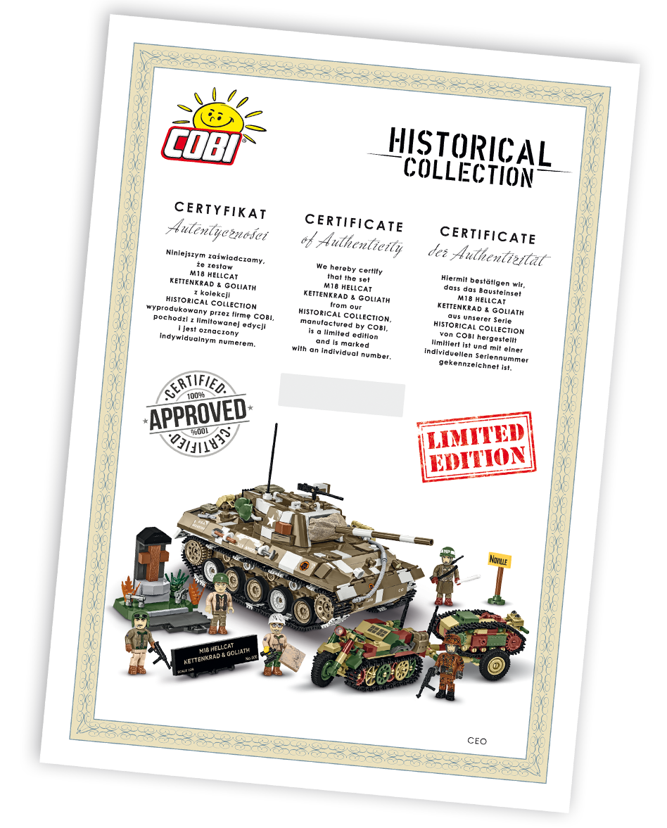 COBI LIMITED EDITION M18 Hellcat & Kettenkrad : Set #2678