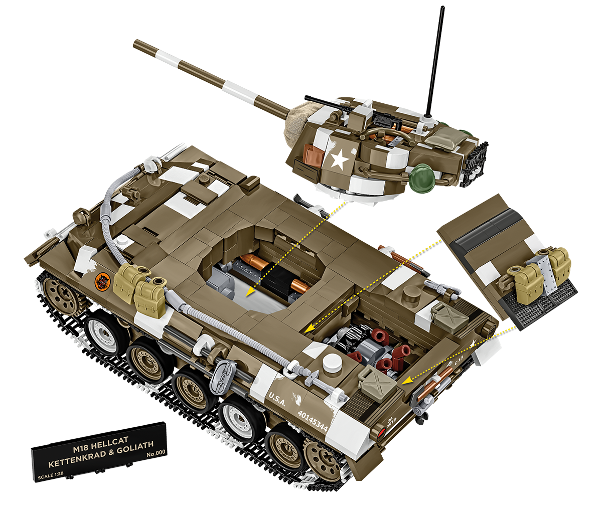 COBI LIMITED EDITION M18 Hellcat & Kettenkrad : Set #2678