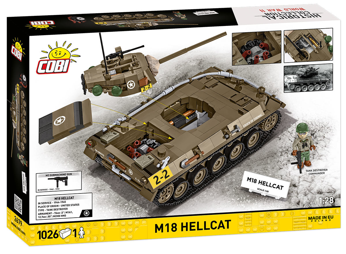 COBI M18 Hellcat Tank Destroyer: Set #2679