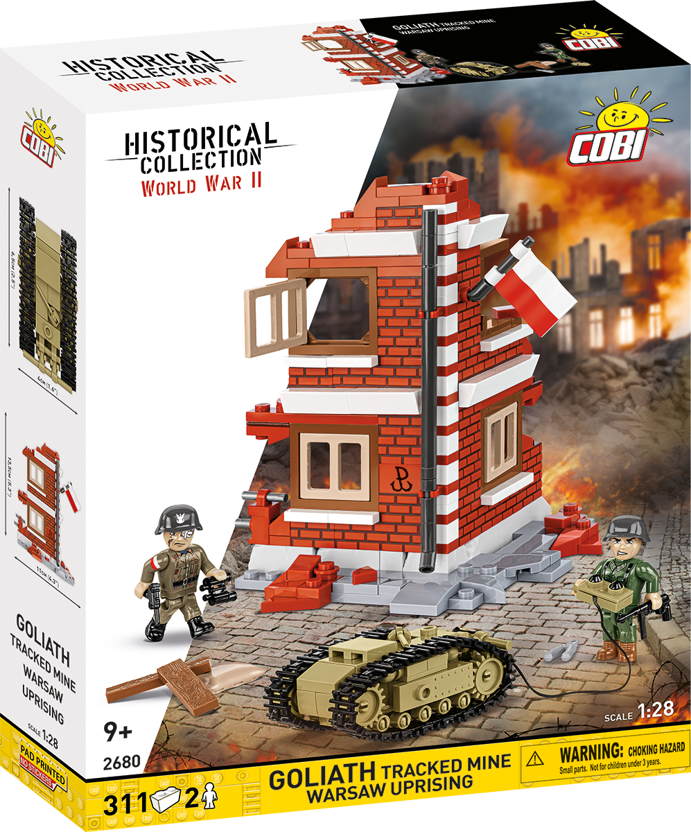 COBI Goliath Tracked Mine, Warsaw Uprising : Set #2680