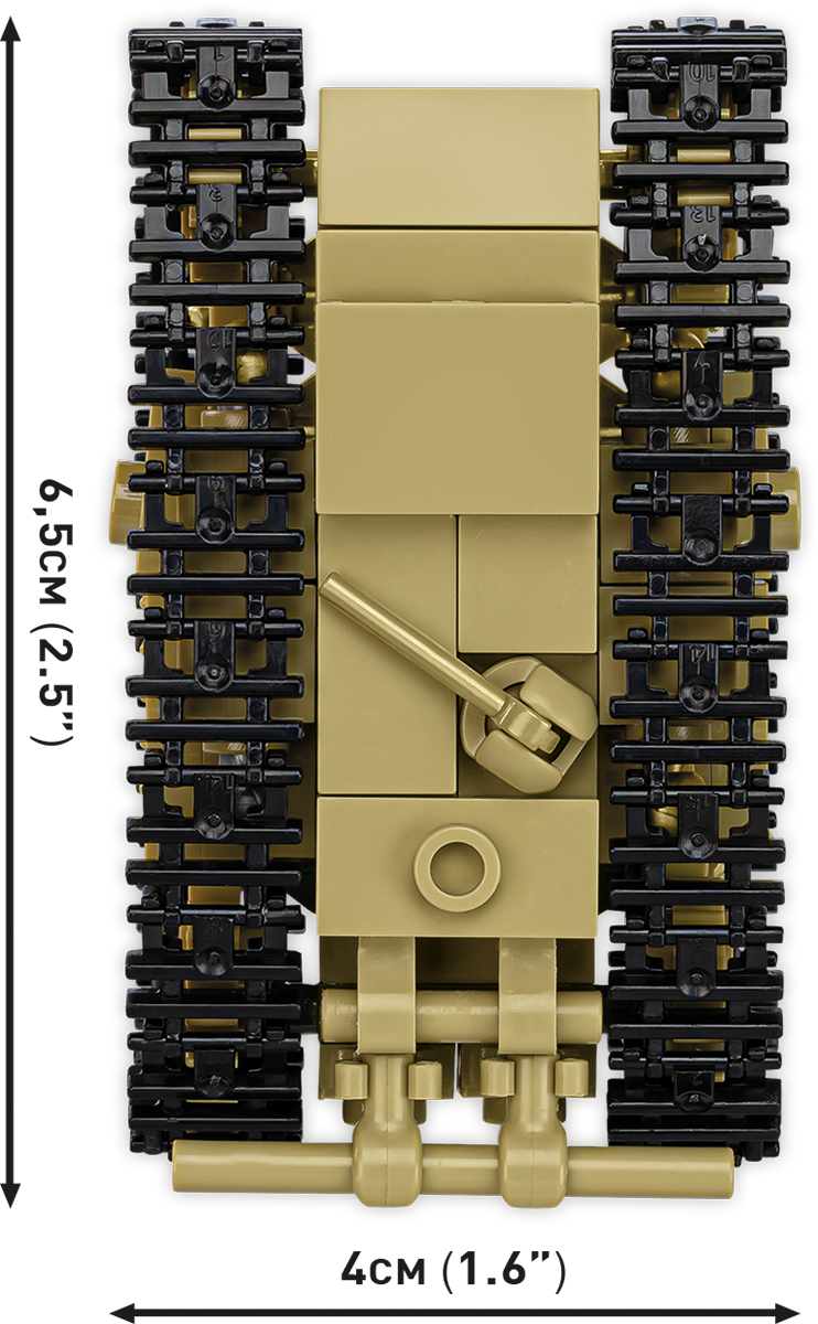 COBI Goliath Tracked Mine, Warsaw Uprising : Set #2680