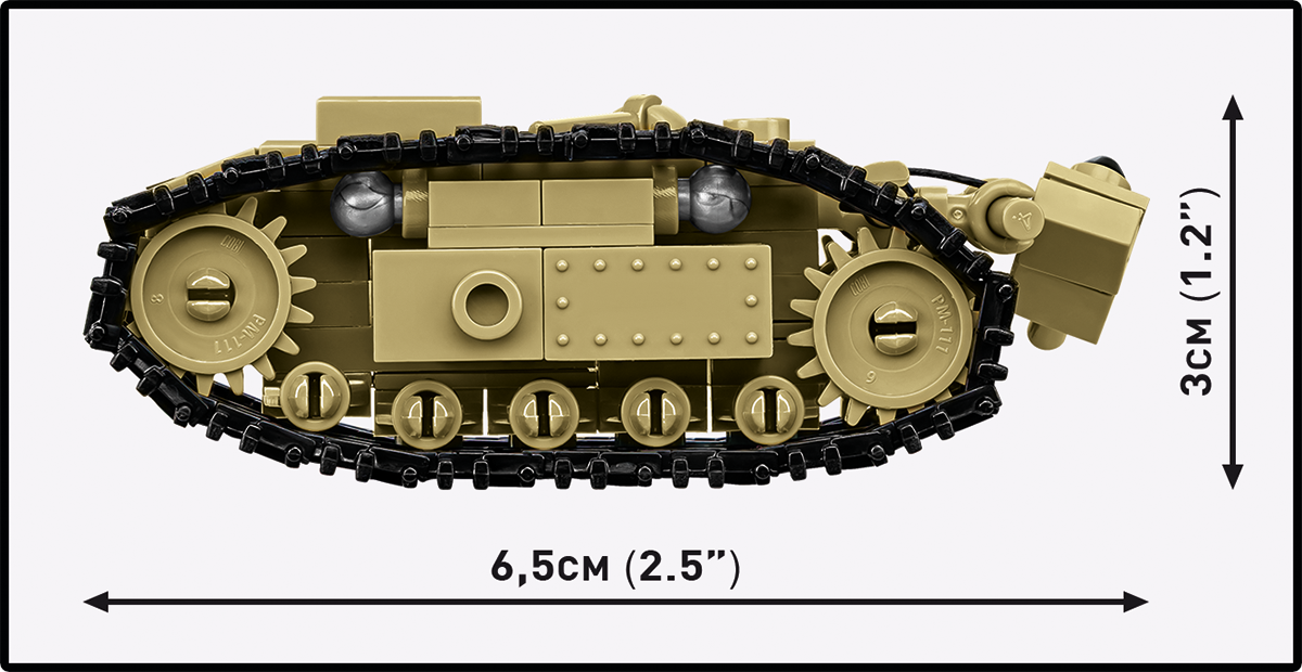 COBI Goliath Tracked Mine, Warsaw Uprising : Set #2680