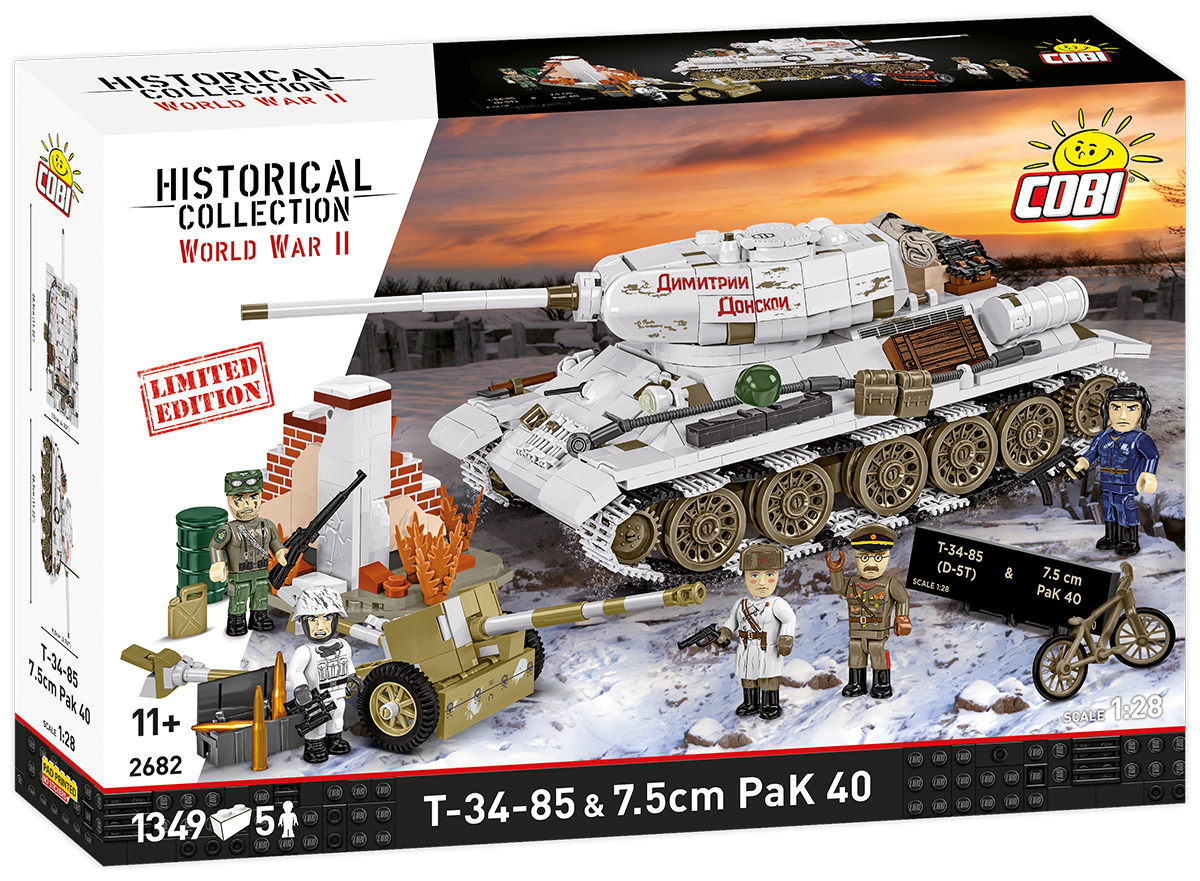 COBI LIMITED EDITION T-34-85 & 7.5cm PaK 40 : Set #2682