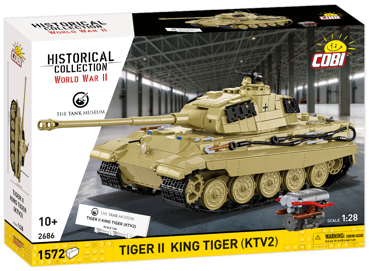 COBI TIGER II King Tiger Tank (KTV2) : Set #2686
