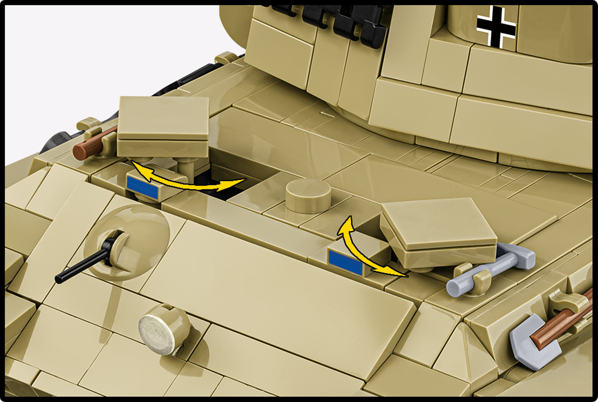 COBI TIGER II King Tiger Tank (KTV2) : Set #2686