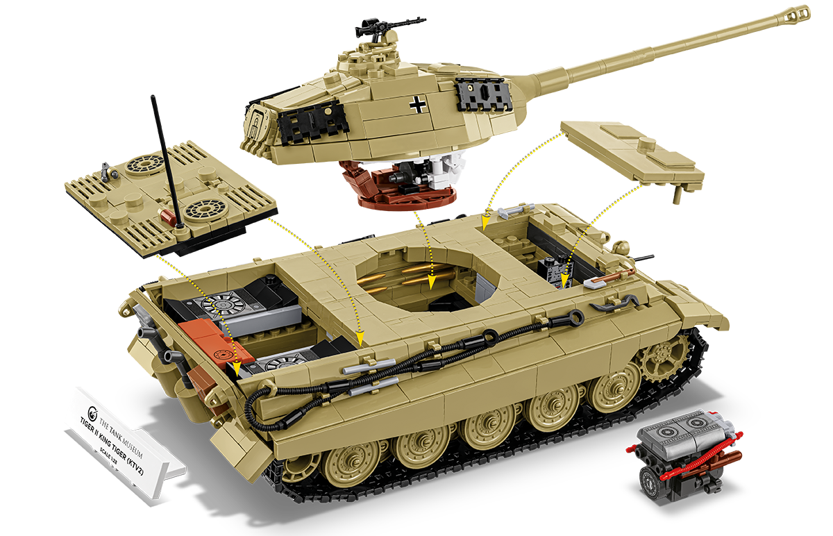 COBI TIGER II King Tiger Tank (KTV2) : Set #2686