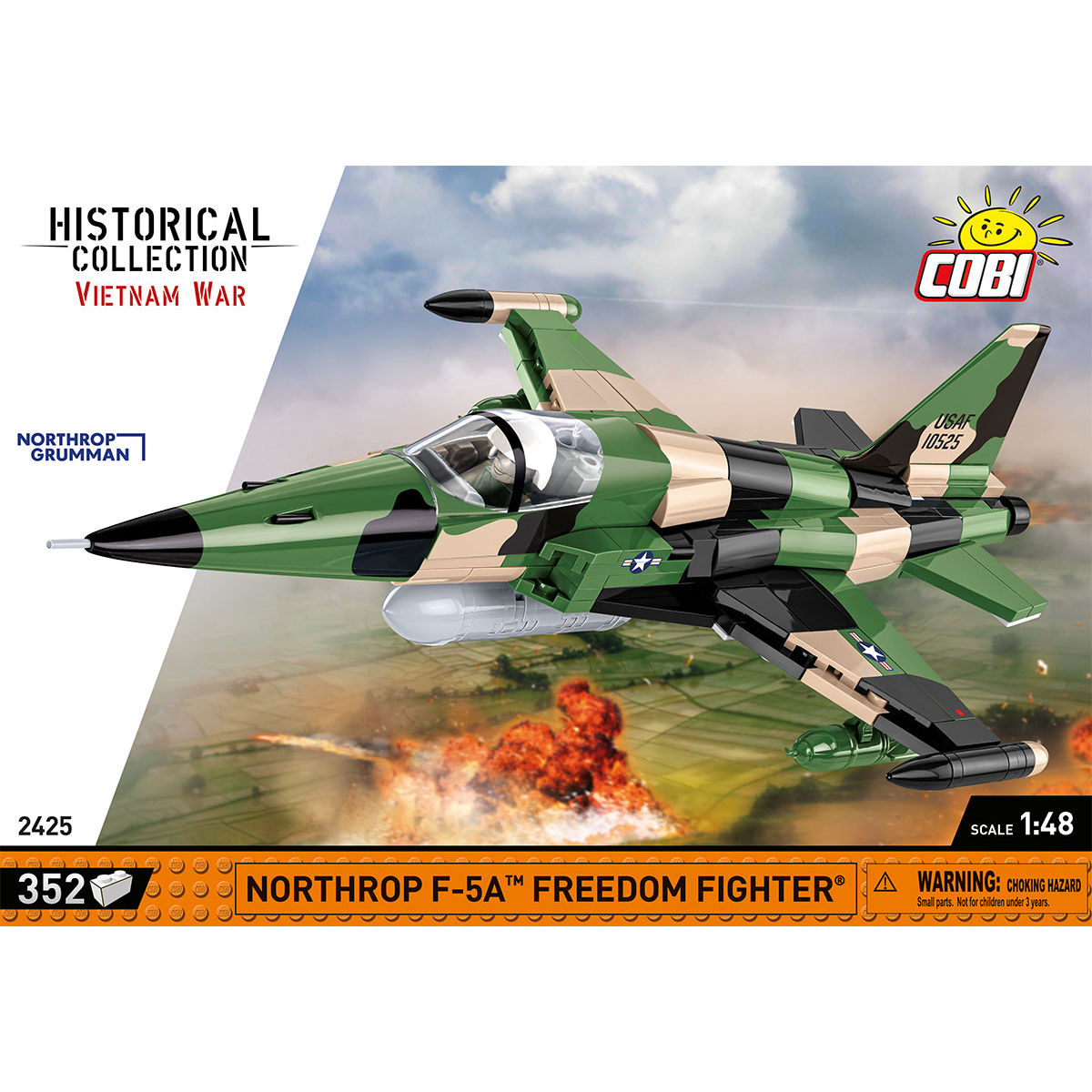 Avión de combate COBI Northrop F-5A Freedom: Conjunto n.° 2425