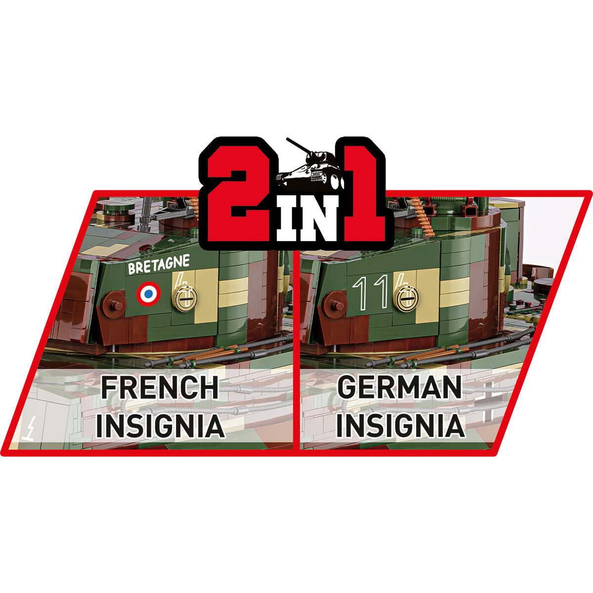 COBI EDICIÓN EJECUTIVA PzKpfw VI Ausf. Tanque Panzer E: Conjunto #2807