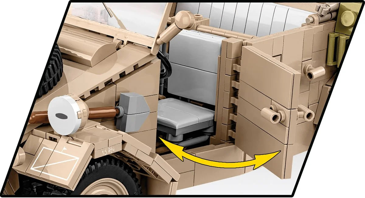 COBI EXECUTIVE EDITION Kübelwagen (PKW TYP 82) Vehículo utilitario (1:12): Set n.° 2802