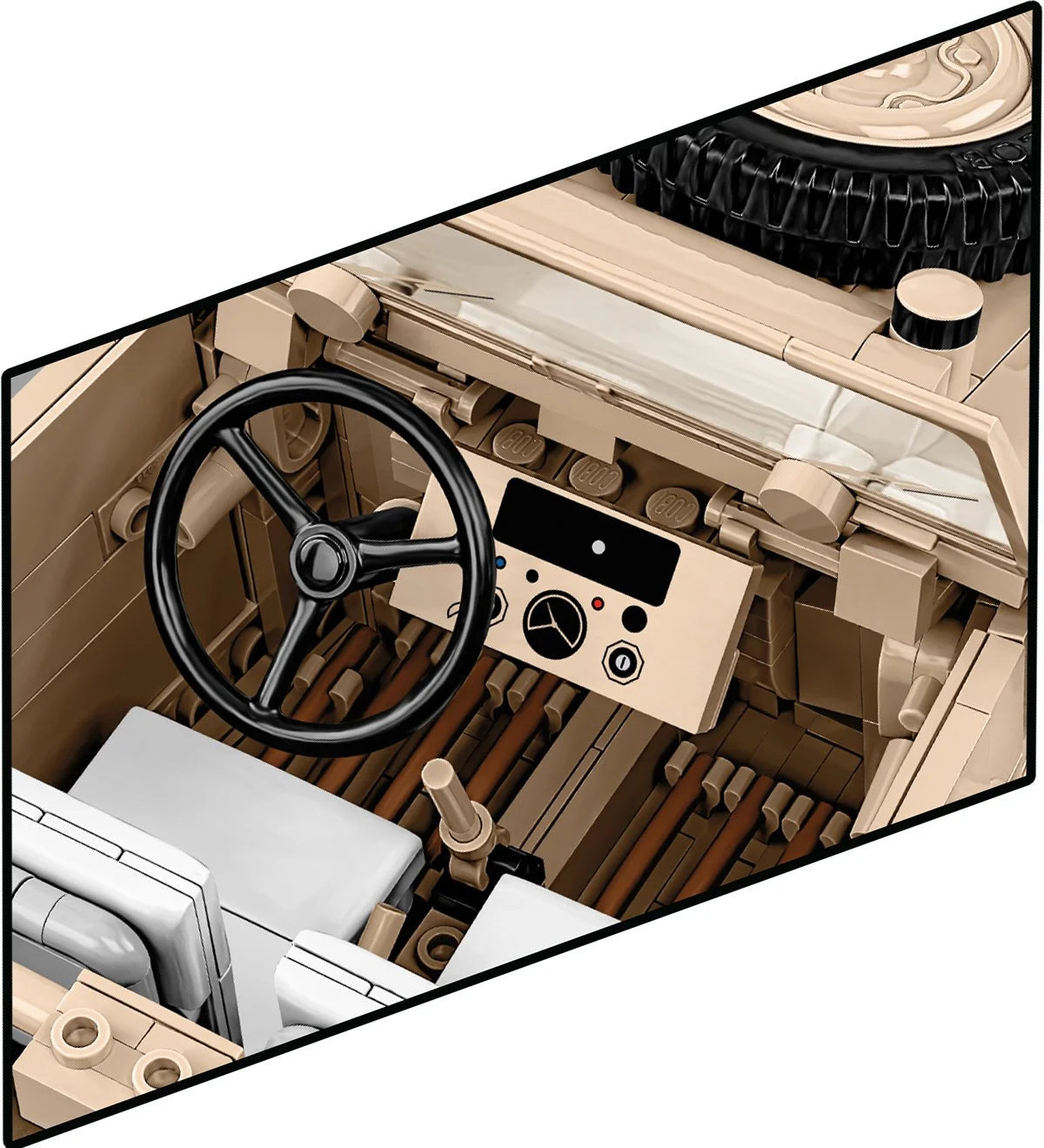 COBI EXECUTIVE EDITION Kübelwagen (PKW TYP 82) Vehículo utilitario (1:12): Set n.° 2802