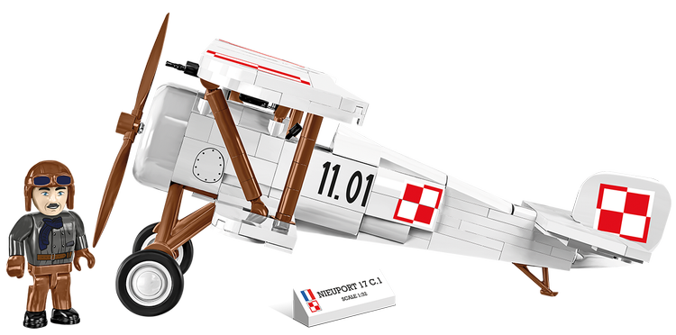 COBI Nieuport 17 C.1 Caza Sesquiplano Polaco: Set #2998 
