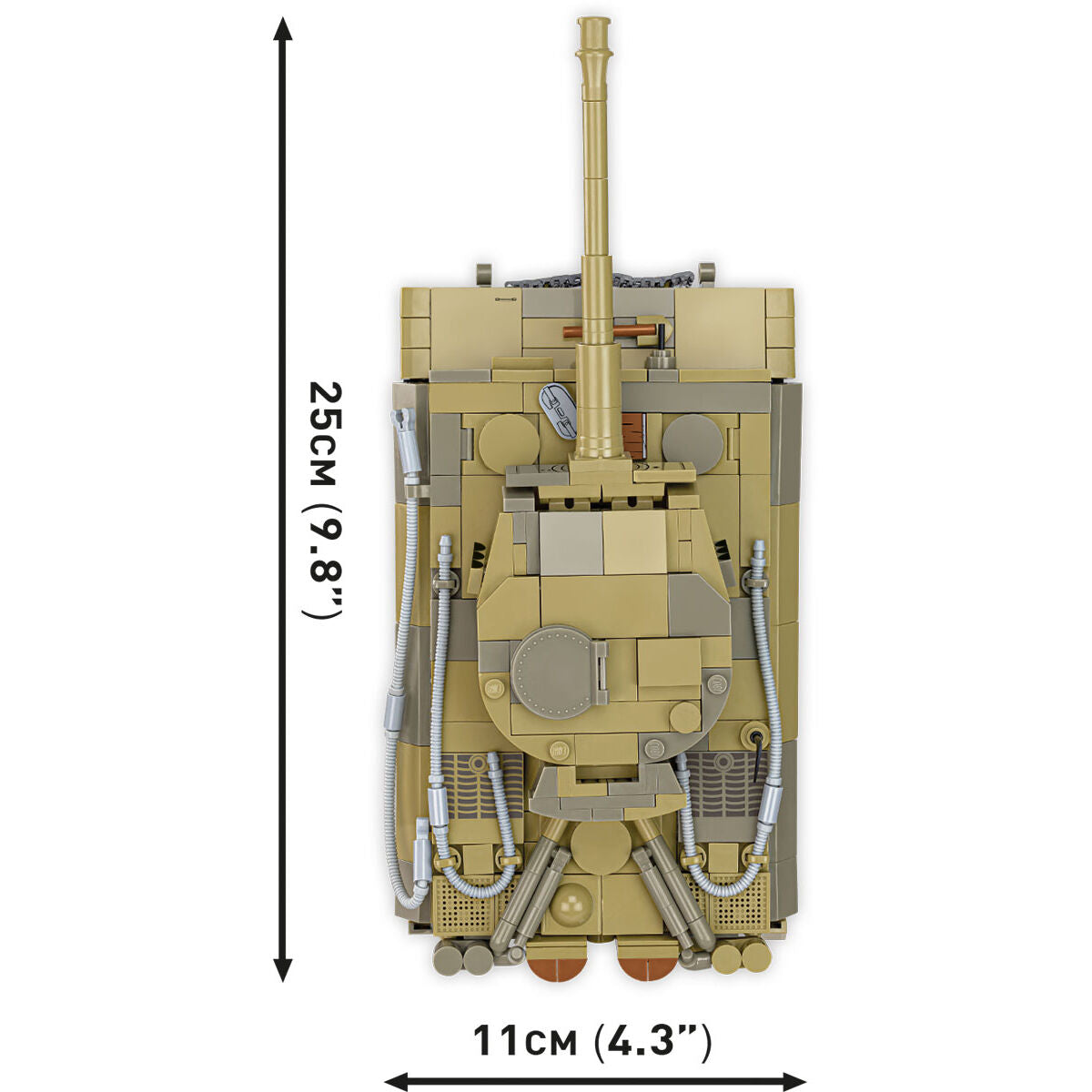 Tanque COBI PANZER VI Tiger I n.° 131: Serie n.° 3123