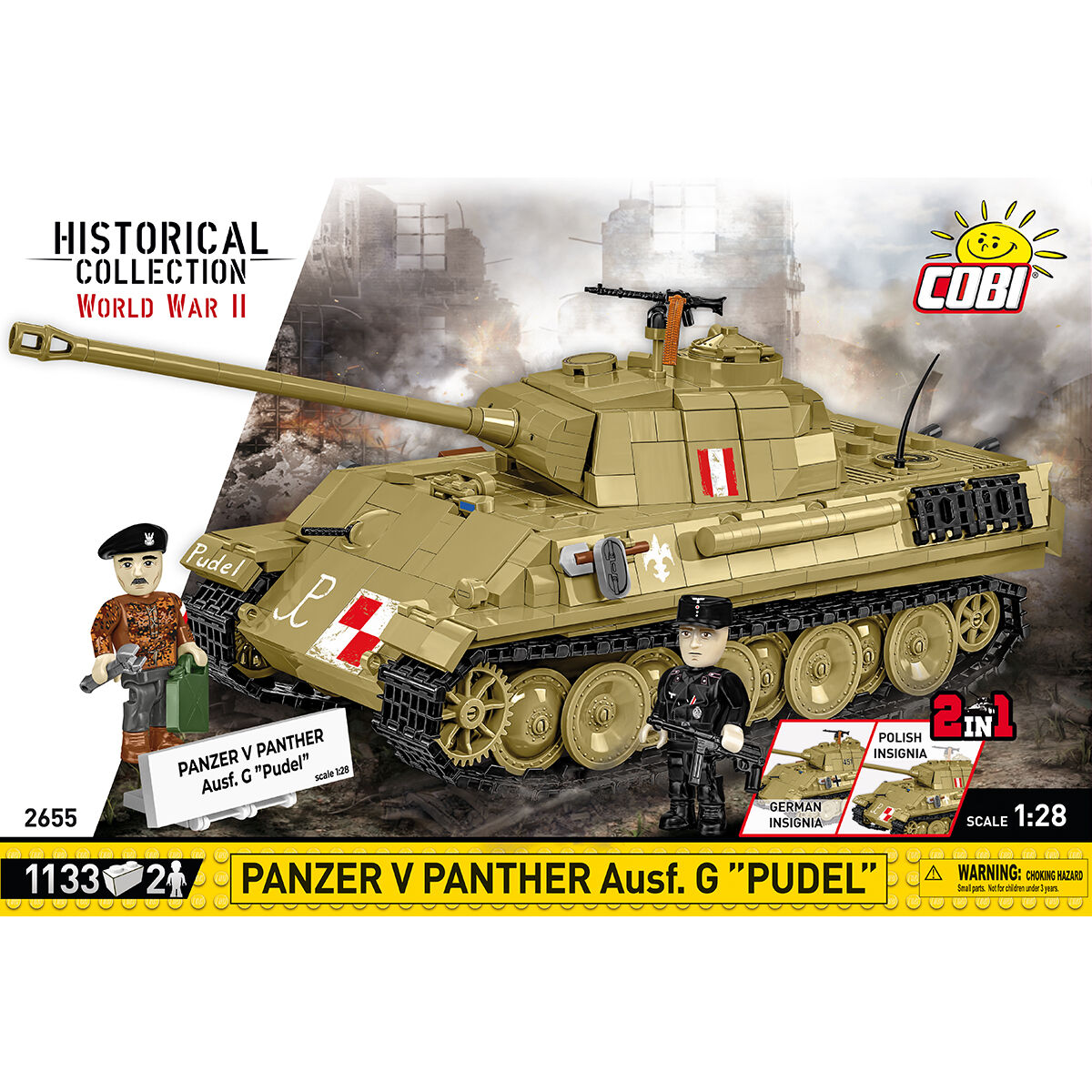 COBI PanzerKampfWagen V PANTHER Ausf. Tanque G 
