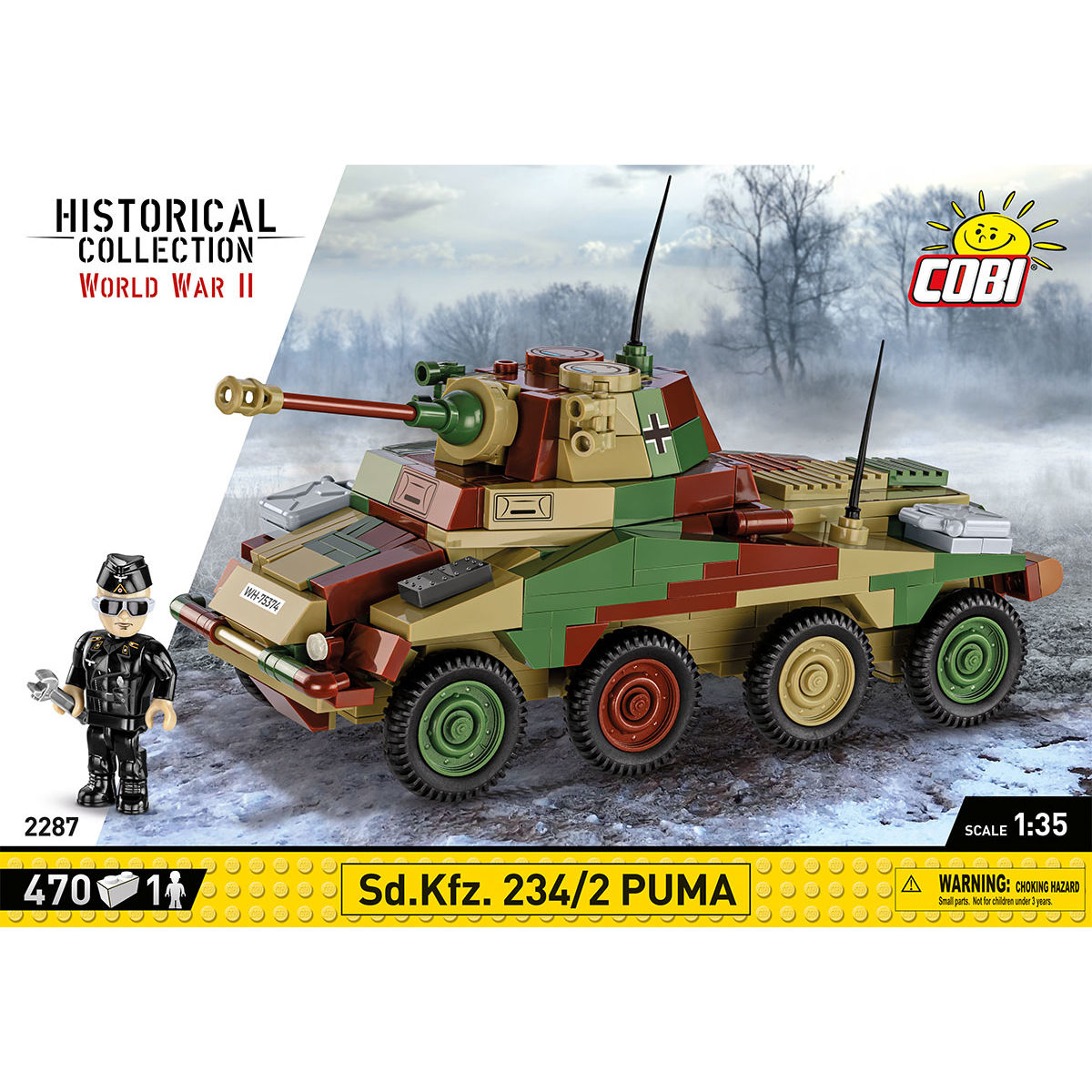 Vehículo blindado COBI Sd.Kfz. 234/2 PUMA: Conjunto n.° 2287