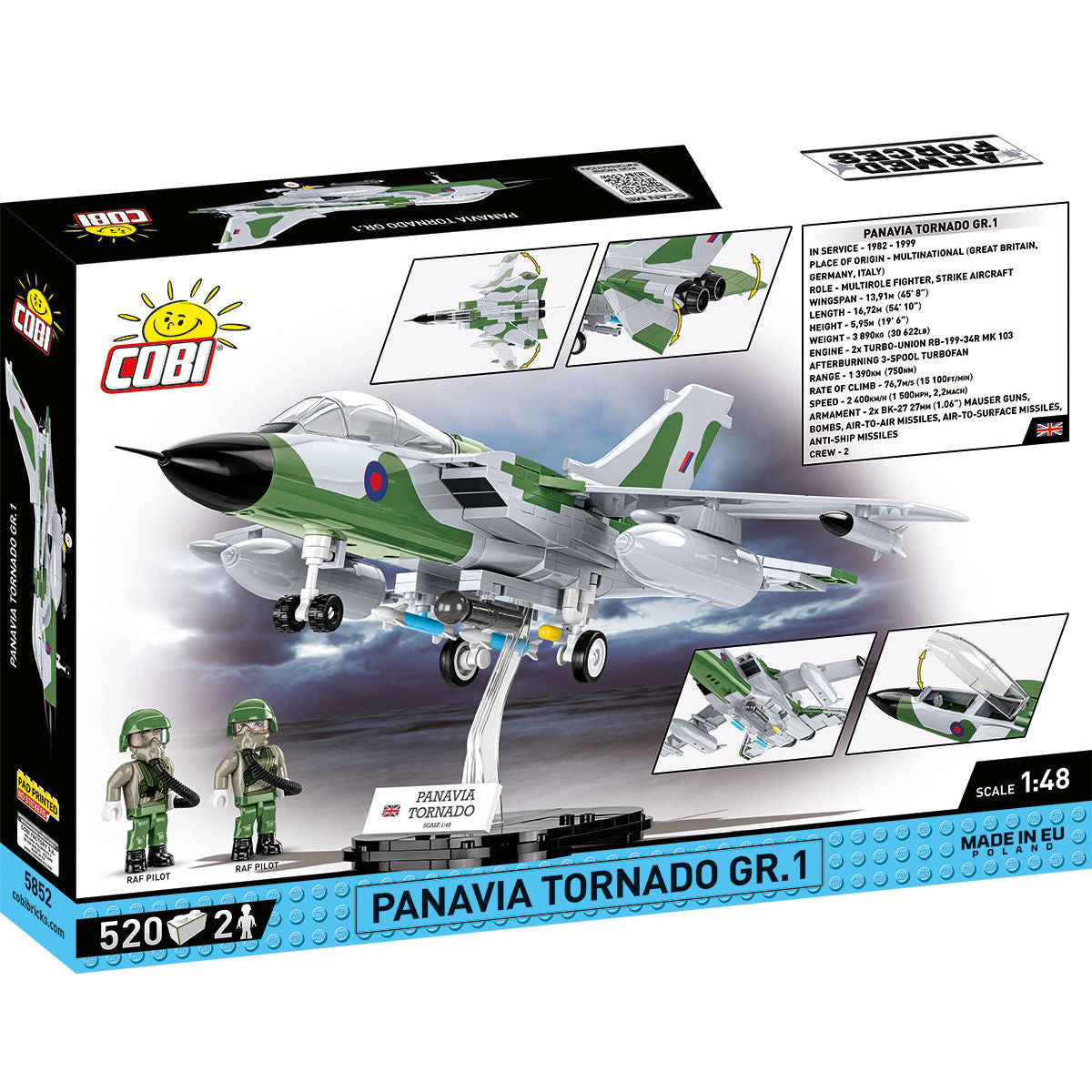 Avión de combate COBI Panavia Tornado GR.1: Conjunto n.° 5852