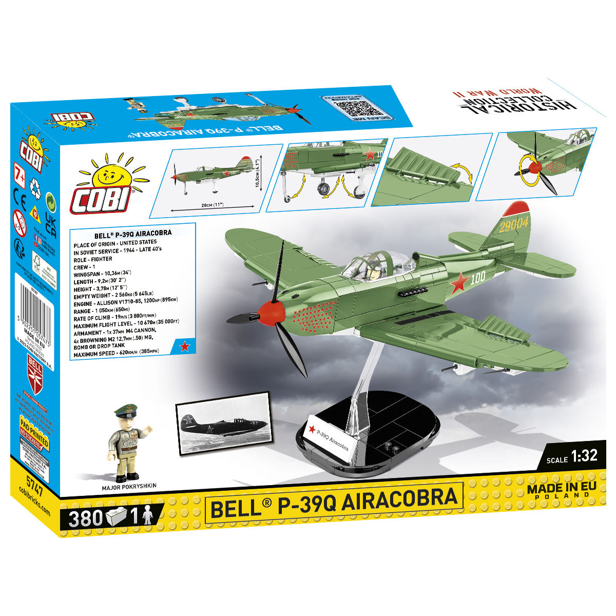 Caza COBI Bell P-39Q Airacobra: Conjunto n.° 5747
