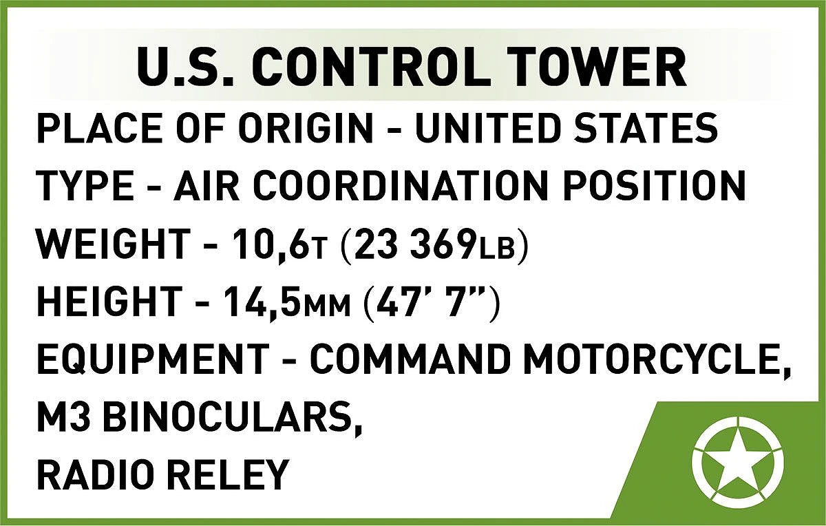 COBI U.S. Control Tower : Set #3125