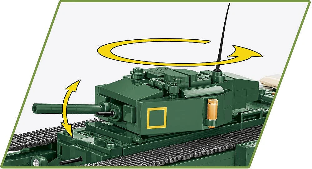 COBI M4A1 Sherman Tank: Set #3126