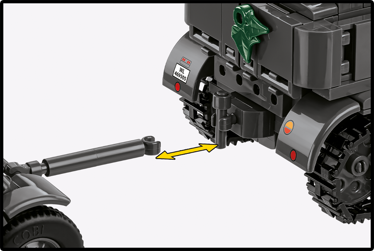 COBI EDICIÓN LIMITADA Sd.Kfz.8 8.8cm FLAK 18: Conjunto #3139