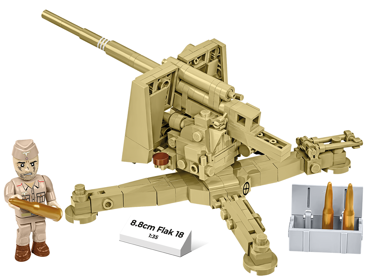 COBI 8.8cm FLAK 18 Artillery : Set #3141