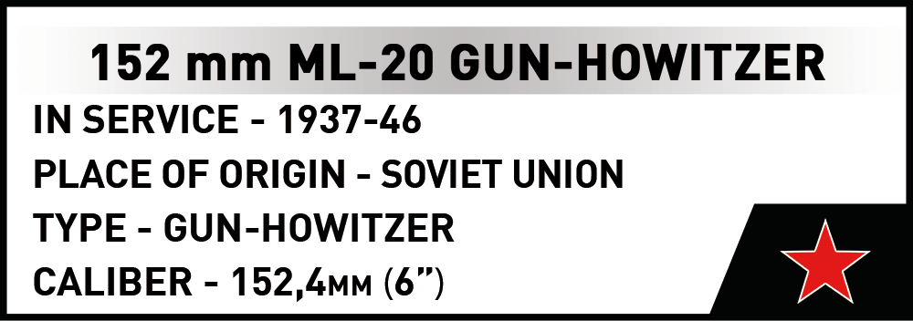 COBI LIMITED EDITION Panzer V Panther & 152mm ML-20 : Set #3144