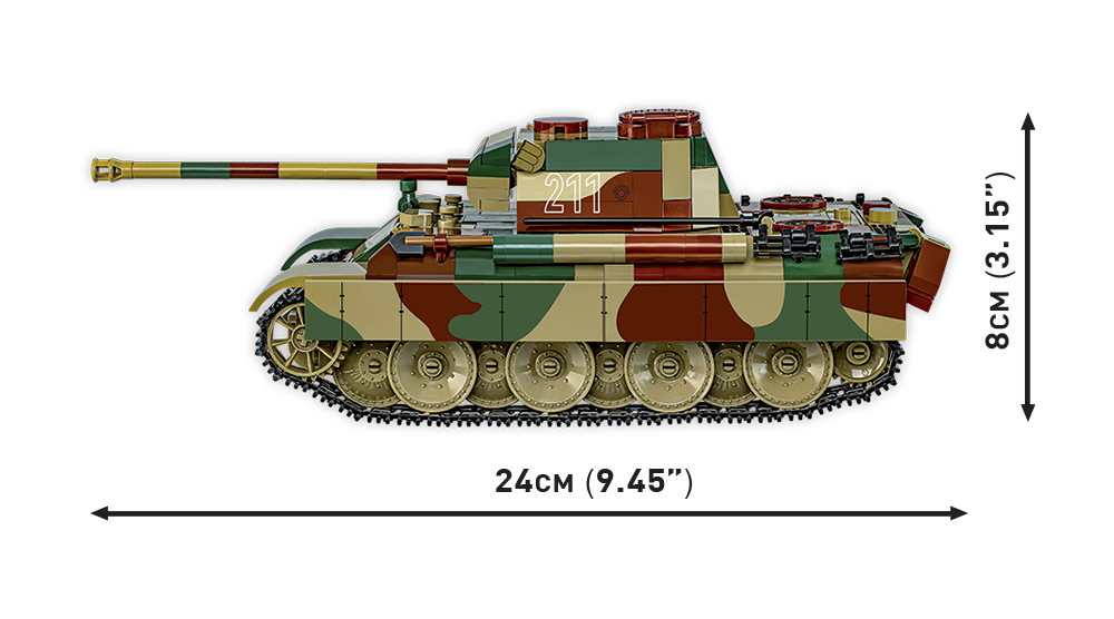 COBI LIMITED EDITION Panzer V Panther & 152mm ML-20 : Set #3144