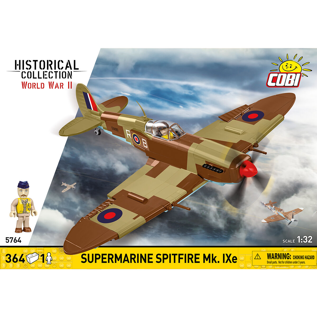 航海 COBI Supermarine Spitfire Mk. IXe Fighter: Set #5764 – COBI